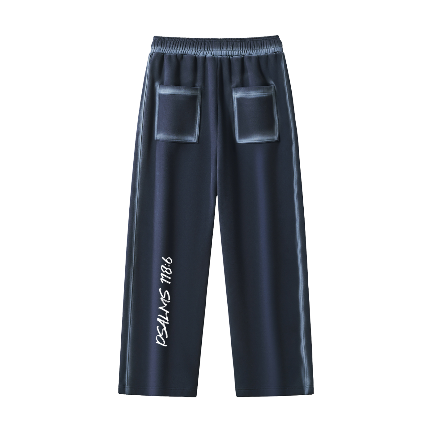 Blue Sunfaded Psalms 118:6 Sweatpants(Set)