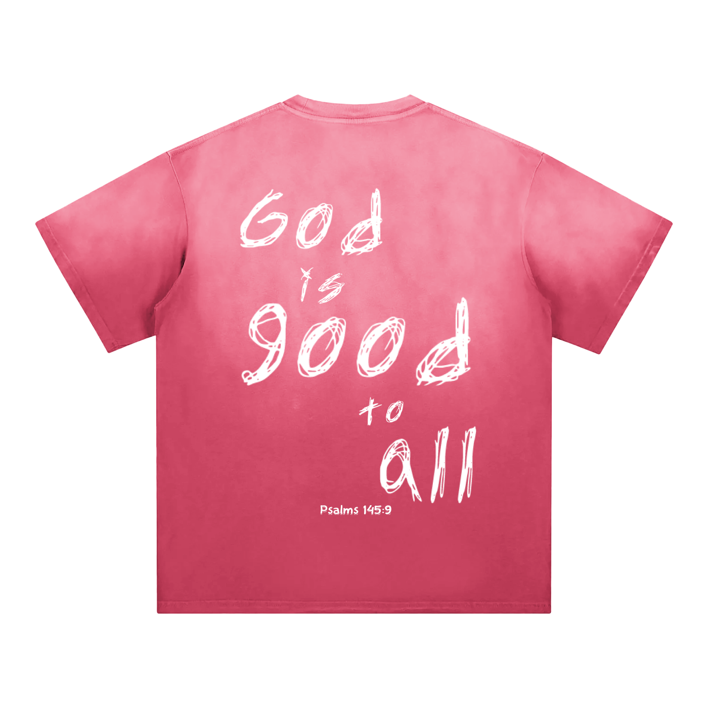 God is Good Sunfade T-Shirt Pink – Prays Studios