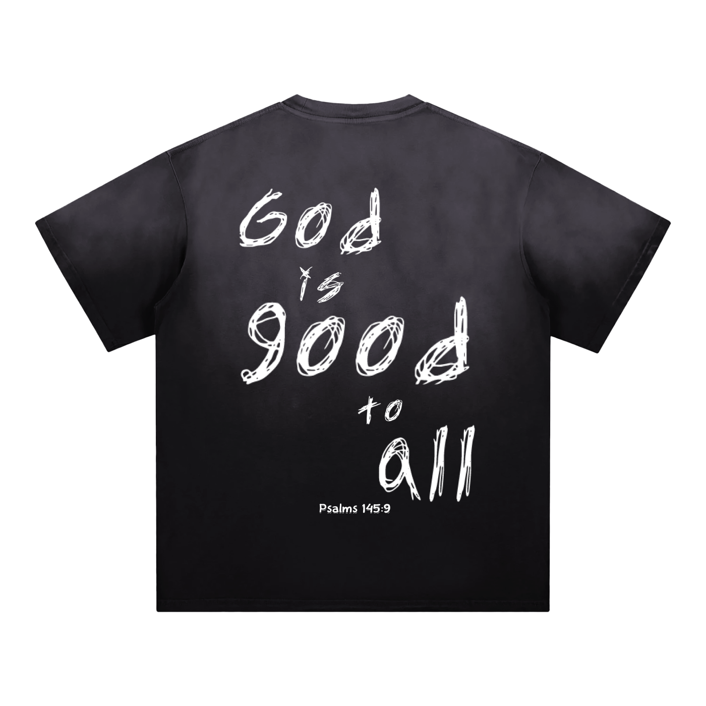 God is Good Black Sunfade T-Shirt