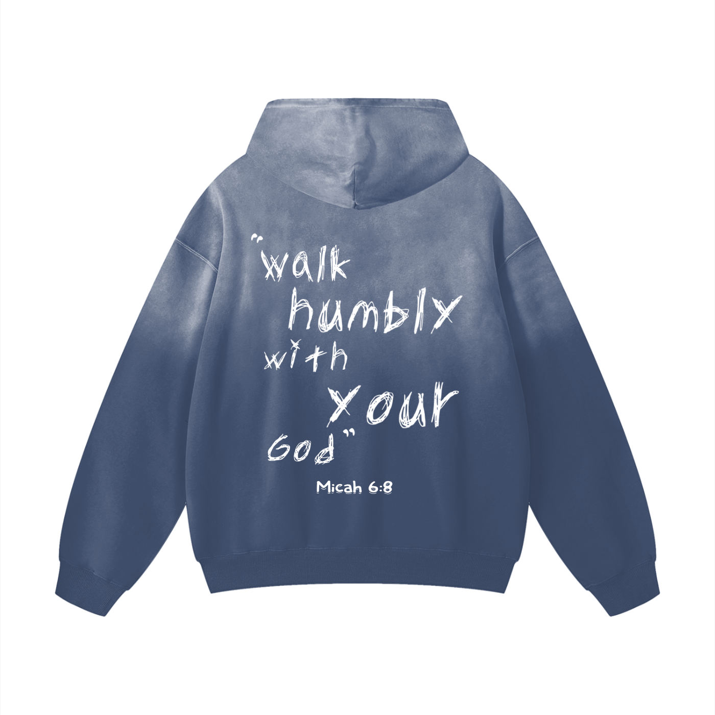 Walk with God Hoodie Navy