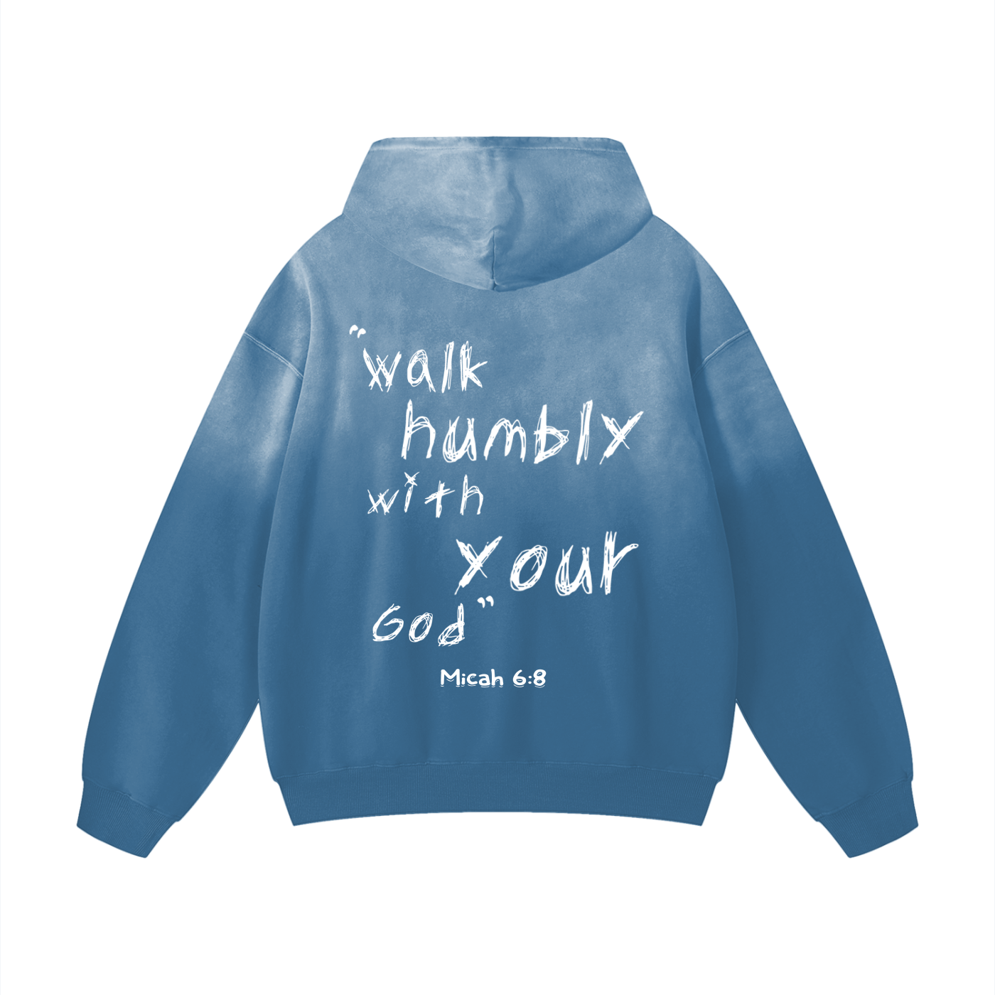 Walk with God Hoodie Blue