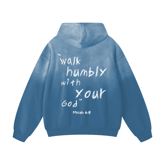 Walk with God Hoodie Blue