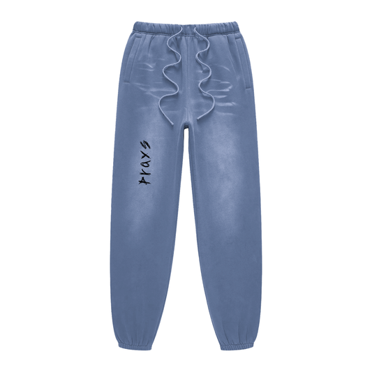 Blue Sunfade Sweatpants(Set)